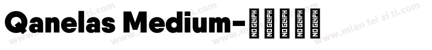 Qanelas Medium字体转换
